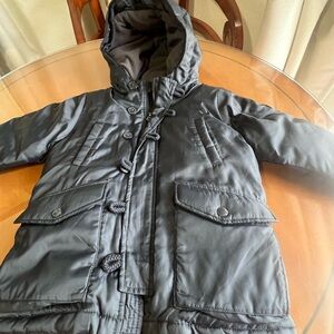 baby GAP Kids Black Hooded Jacket